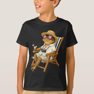 T-shirt Meme drôle de grenouille coqui drapeau de Porto Ri