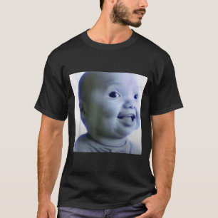 T-shirt Mème drôle de niche bébé Gen Z Ai viral rieur Ai L