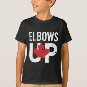 T-shirt Mème drôle du Canada les coudes levés 