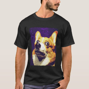 T-shirt Mème drôle du visage de Corgi