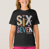 T-shirt Mème drôle six sept : Prof explique 6-7 (Devant)