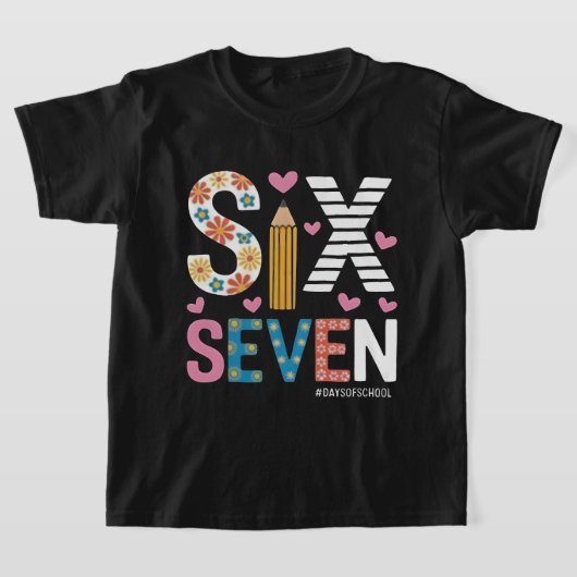 T-shirt Mème drôle six sept : Prof explique 6-7 (Poser)
