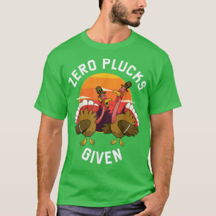 T-shirt Mème Drôle Turquie, Vintage Sunset Zero Plucks Giv