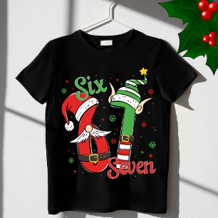 T-shirt Mème drôle viral de Noël Six Sept 6-7 Gnomies