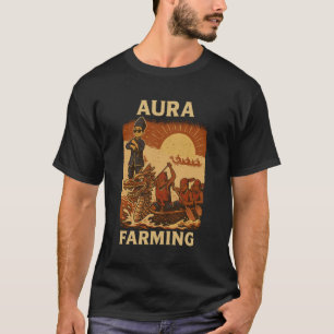 T-shirt Mème du bateau dragon de culture d'aura