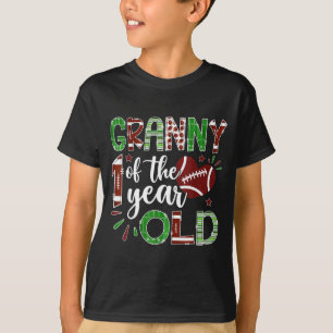 T-shirt Mémé du footballeur de 1 an pour son premier anniv
