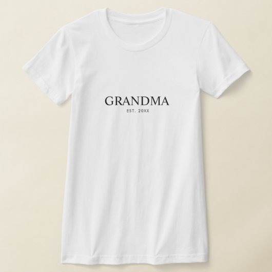 T-shirt Mémé élégante moderne (Poser)
