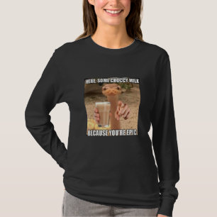 T-shirt Mème Enjoyer pour le lait au chocolat certifié