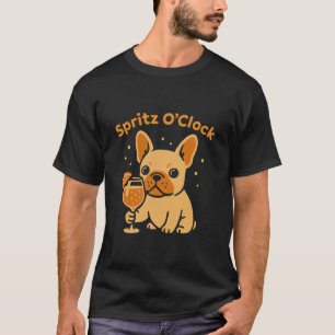 T-shirt Mème French Bulldog Spritz + Cocktail d'été drôle