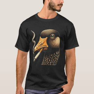 T-shirt Mème Fumer L'Oie Vous Dégage Avec La Rebellion