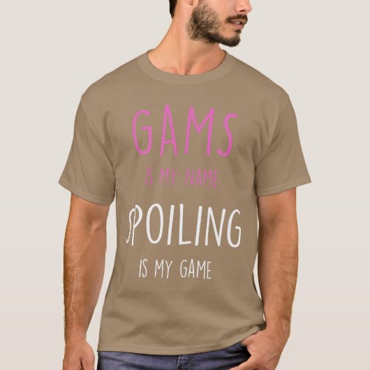 T-shirt Mémé Gams rétro (Devant)