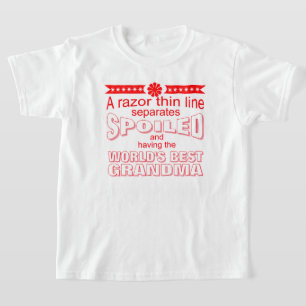 T-shirt mémé grand monde drôle plus grande
