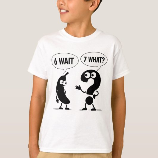 T-shirt Mème graphique drôle de banane 67 Six Sept (Devant)