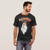 T-shirt Mème Halloween Hanté (Devant entier)