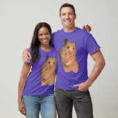 T-shirt Mème Hamster avec signe de paix Premium (Unisexe)