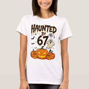 T-shirt Mème hanté 67 Six Sept 6-7 Blague drôle d'Internet