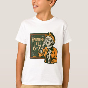T-shirt Mème hanté 67 Six Sept 6-7 Blague drôle d'Internet