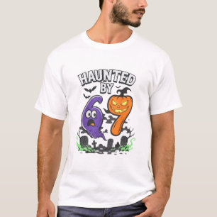 T-shirt Mème hanté 67 Six Sept 6-7 Blague drôle d'Internet