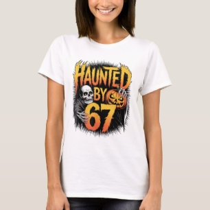 T-shirt Mème hanté 67 Six Sept 6-7 Blague drôle d'Internet