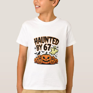 T-shirt Mème hanté 67 Six Sept 6-7 Blague drôle d'Internet