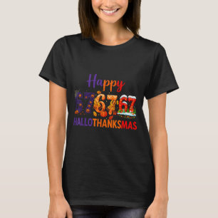 T-shirt Mème Hugvyn Six Sept 67 Hallothanksmas Halloween 