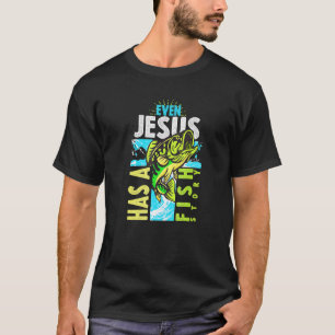 T-shirt Même Jésus a une histoire de poisson - Idée d'amou