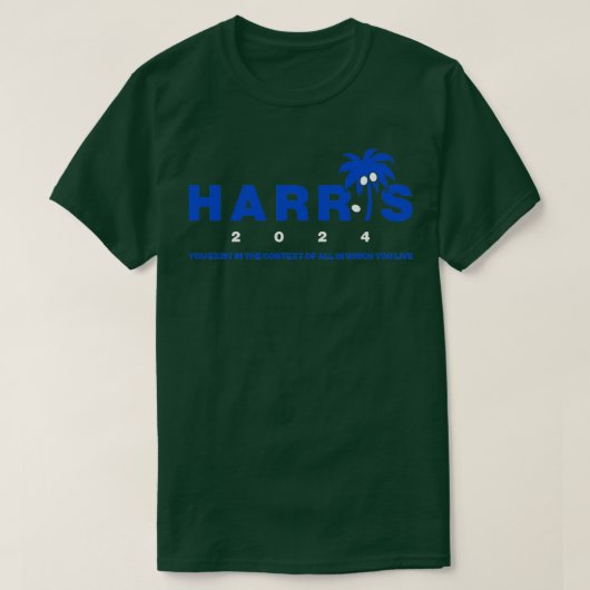 T-shirt Mème Kamala Coconut Tree 2024 (Design devant)