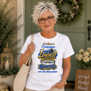 T-shirt Mémé la plus bruyante dans les gradins