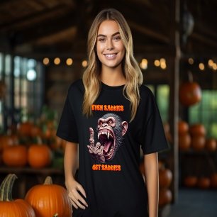 T-shirt Même les méchants reçoivent des méchants singes