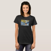 T-shirt Meme Lover Surf Capybara (Devant entier)