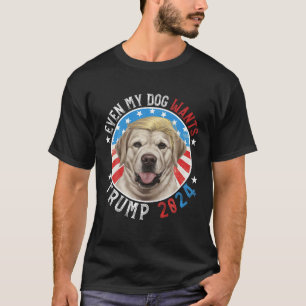 T-shirt Même My Dog veut Trump 2024 Labrador Retriever Do