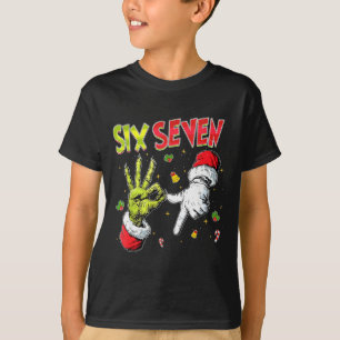 T-shirt Meme numéro 67 Main de Noël Six Sept Argot Frangin