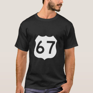 T-shirt Mème Panneau Route 67 Six Sept