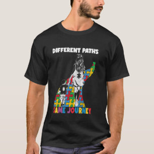 T-shirt Même parcours mère fils garçons autistes sensibili