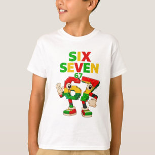 T-shirt Mème pour enfants 67 Six Sept 6 7 Histoire noire ,