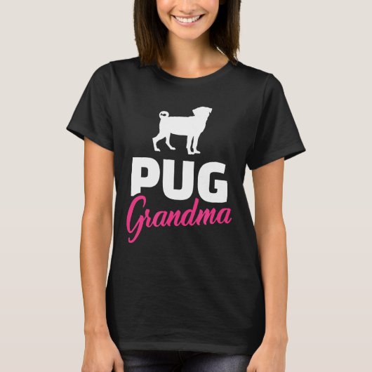 T-shirt Mémé Pug (Devant)