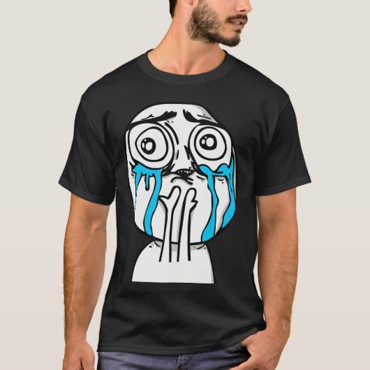 T-shirt Mème qui pleure (Devant)