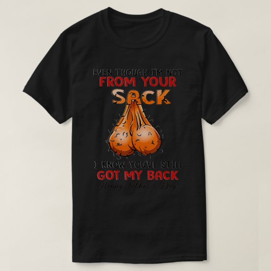 T-shirt Même si je ne suis pas de ton sac (Design devant)