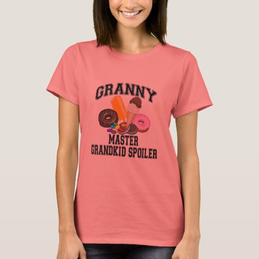 T-shirt Mémé Spoiler Petite-Fille (Devant)
