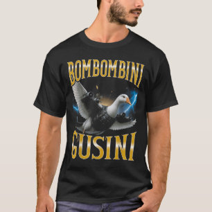 T-shirt Mème surréaliste italien Brainrot Bombombini Gusin