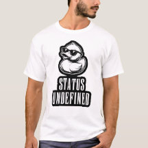 T-Shirt Mème Tech Drôle Statut de Canard Cool Indé