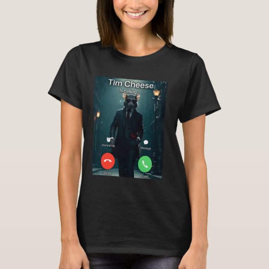 T-shirt Mème Tim Cheese (Devant)