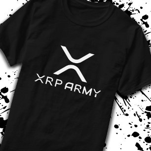 T-shirt Mème XRP Army Citation Hodl Crypto CryptoCurrency