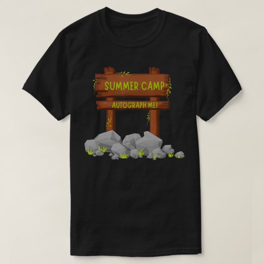 T-shirt Méménite autographique de Camp d'été Keepsaké (Design devant)