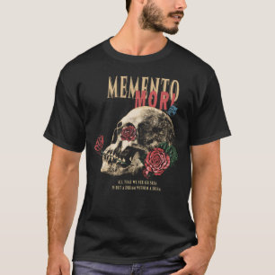 T-shirt Memento Mori - Conception de Streetwear Brutaliste