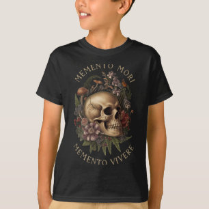 T-shirt Memento Mori Memento Vivere _ Philosophie &amp; La