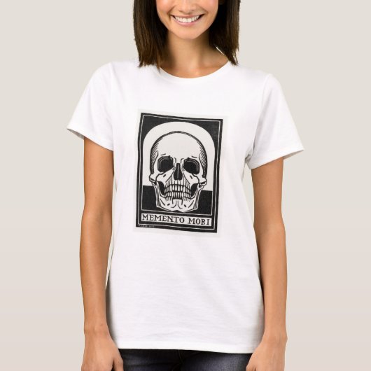 T-shirt Memento mori - Se souvenir de la mort (Devant)