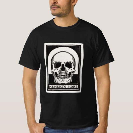 T-shirt Memento mori - Se souvenir de la mort (Devant)