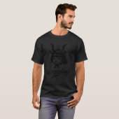 T-shirt Mêmeowrai Drôle de Chat Samouraï (Devant entier)