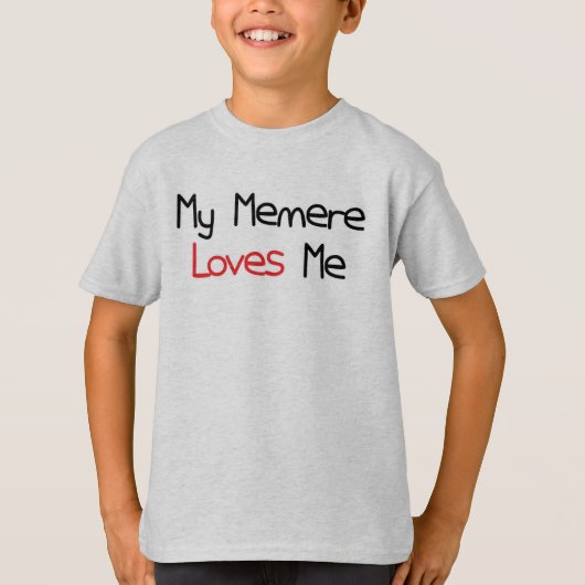 T-shirt Memere m'aime (Devant)